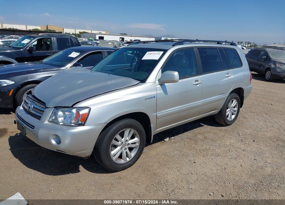 2006 TOYOTA HIGHLANDER HYBRID LIMITED V6 VIN: JTEDW21A460015804