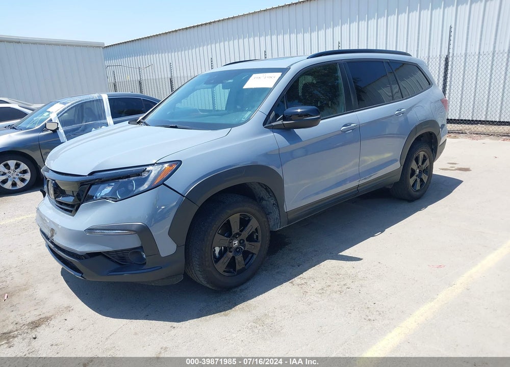 2022 HONDA PILOT AWD TRAILSPORT VIN: 5FNYF6H8XNB083167
