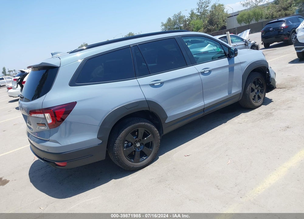 2022 HONDA PILOT AWD TRAILSPORT VIN: 5FNYF6H8XNB083167