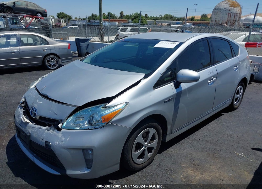 2012 TOYOTA PRIUS TWO VIN: JTDKN3DU9C1543841