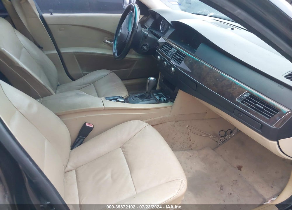 2005 BMW 530I VIN: WBANA73555CR60937