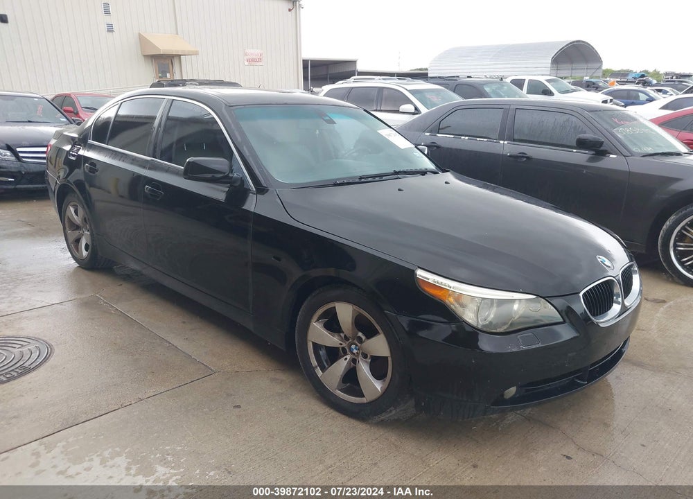 2005 BMW 530I VIN: WBANA73555CR60937