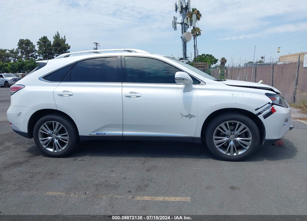 2013 LEXUS RX 450H VIN: JTJBC1BA5D2052680