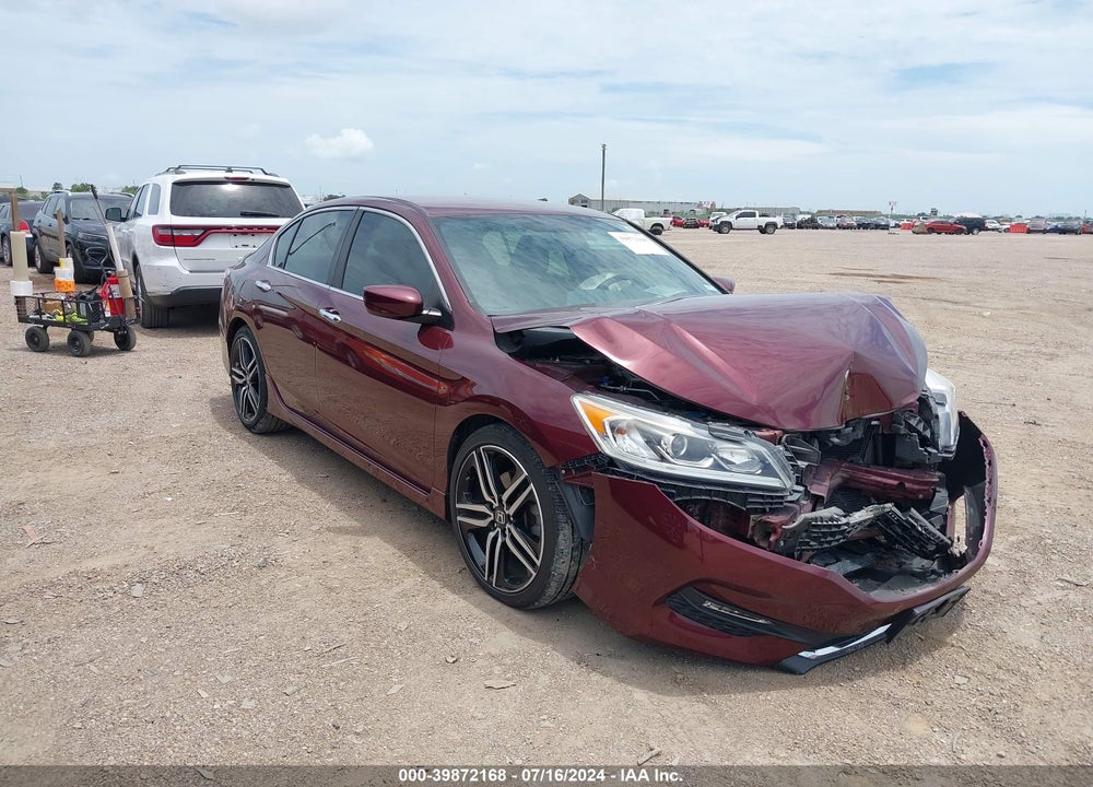 2017 HONDA ACCORD SPORT VIN: 1HGCR2F51HA280763