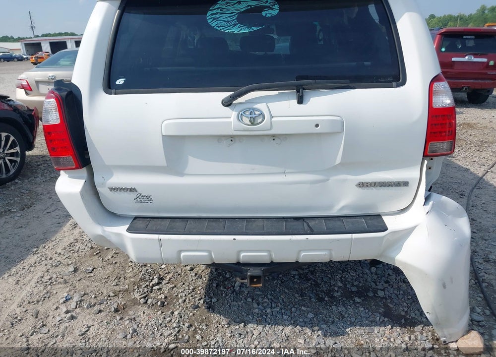 2008 TOYOTA 4RUNNER LIMITED V6 VIN: JTEZU17R78K010042
