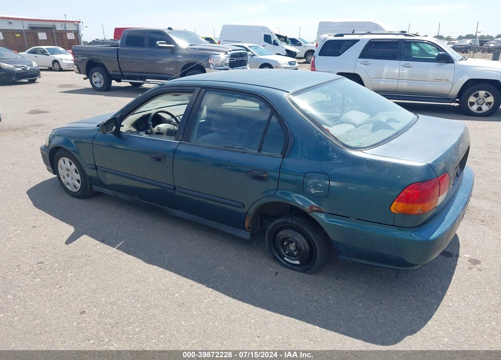 1998 HONDA CIVIC DX VIN: 2HGEJ6526WH576942