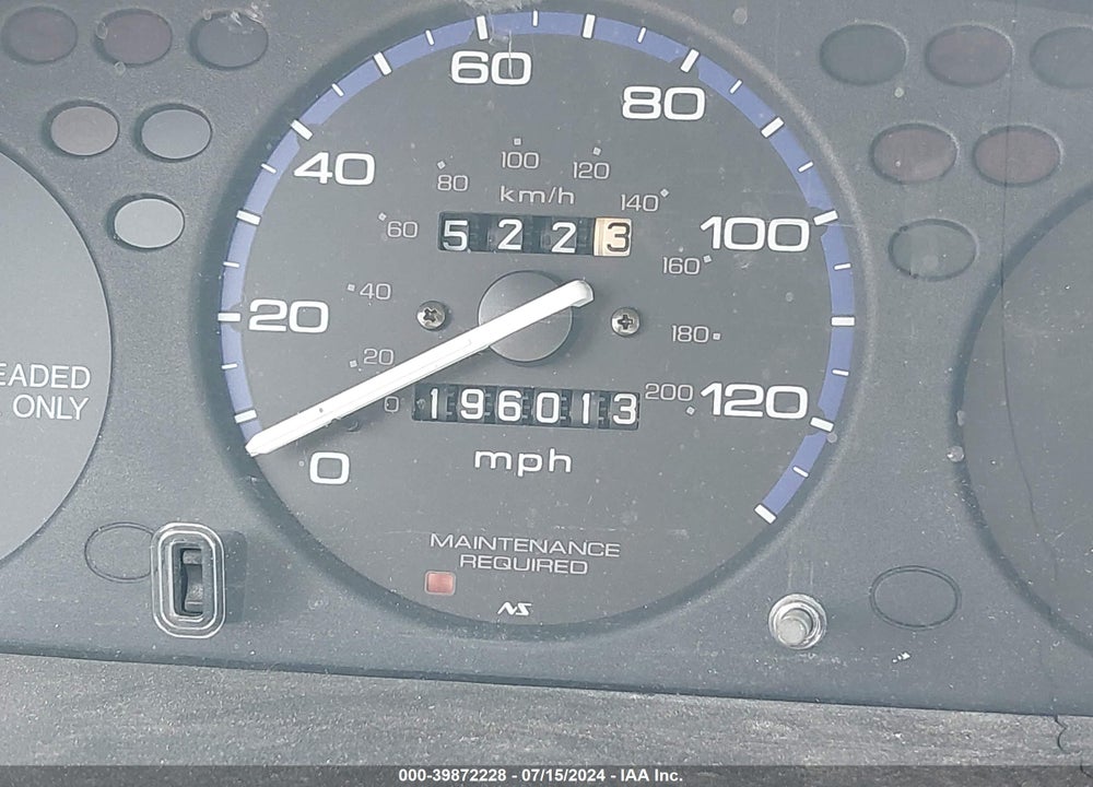 1998 HONDA CIVIC DX VIN: 2HGEJ6526WH576942