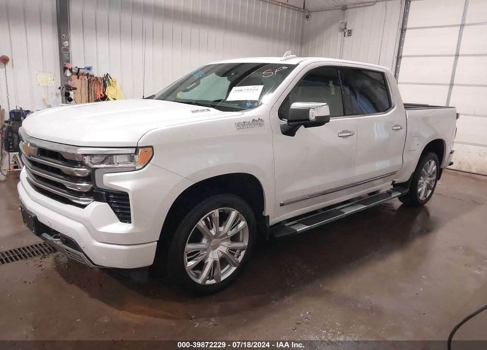 2023 CHEVROLET SILVERADO 1500 4WD SHORT BED HIGH COUNTRY VIN: 1GCUDJE84PZ255590