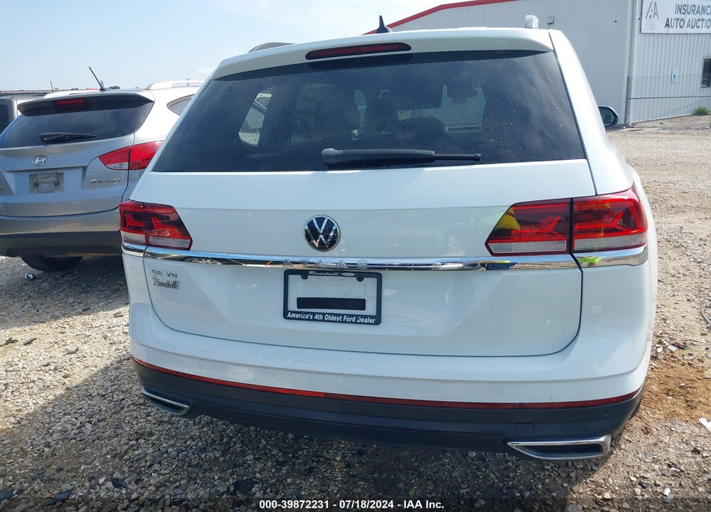 2021 VOLKSWAGEN ATLAS 3.6L V6 SE W/TECHNOLOGY VIN: 1V2WR2CA3MC540378