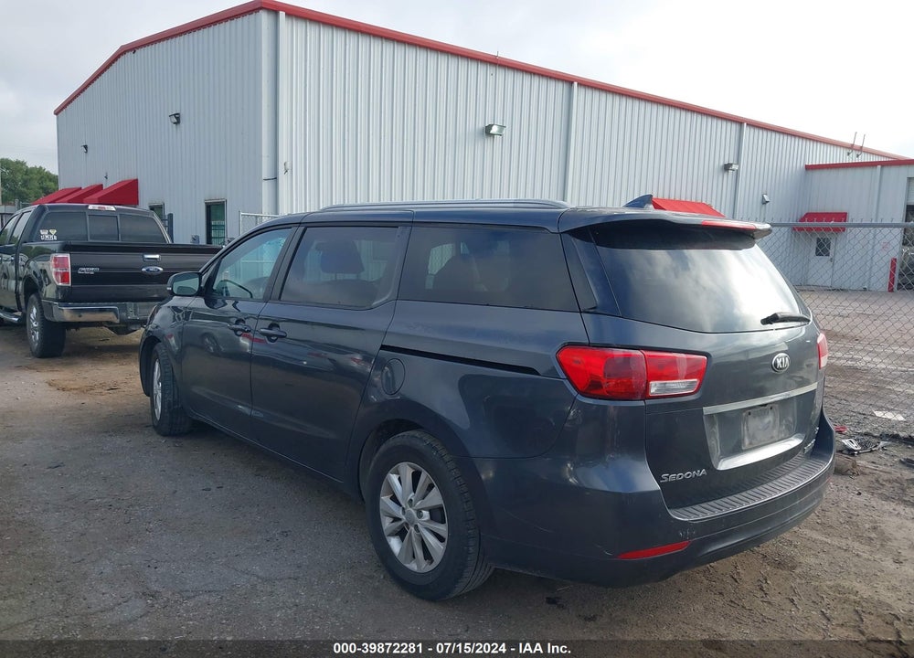 2016 KIA SEDONA LX VIN: KNDMB5C13G6103482