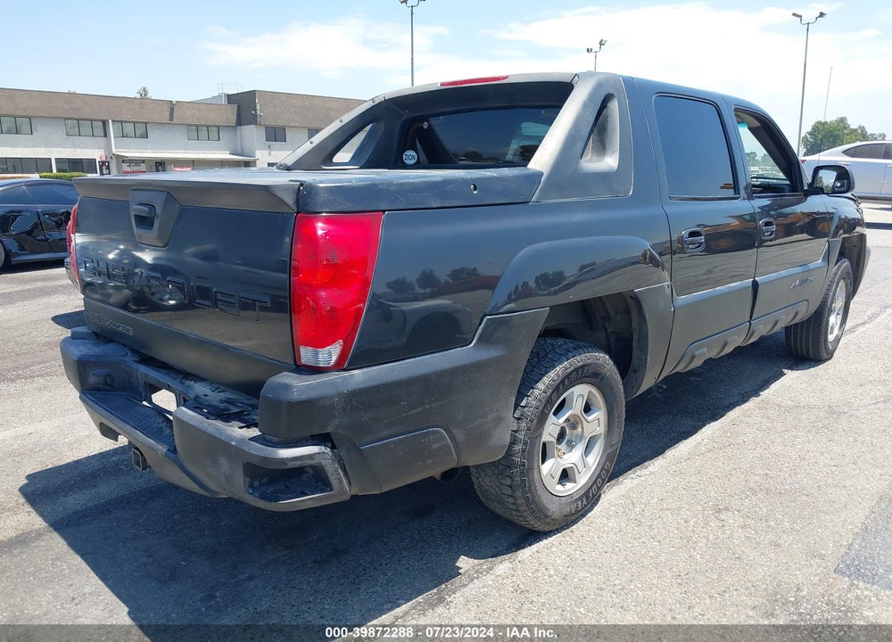 2004 CHEVROLET AVALANCHE 1500 VIN: 3GNEC12TX4G215596