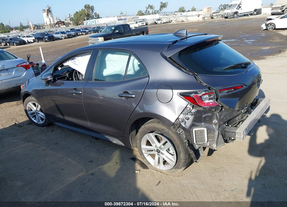 2022 TOYOTA COROLLA SE VIN: JTND4MBE1N3171122