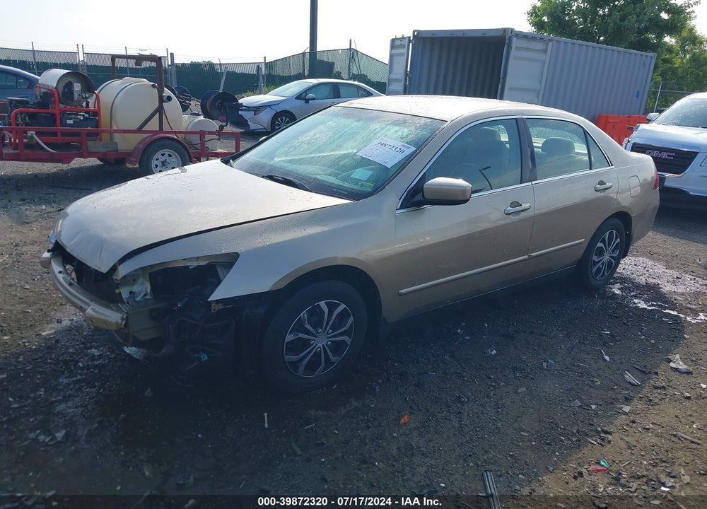2006 HONDA ACCORD 2.4 LX VIN: 1HGCM56406A043850