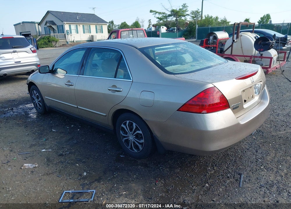 2006 HONDA ACCORD 2.4 LX VIN: 1HGCM56406A043850