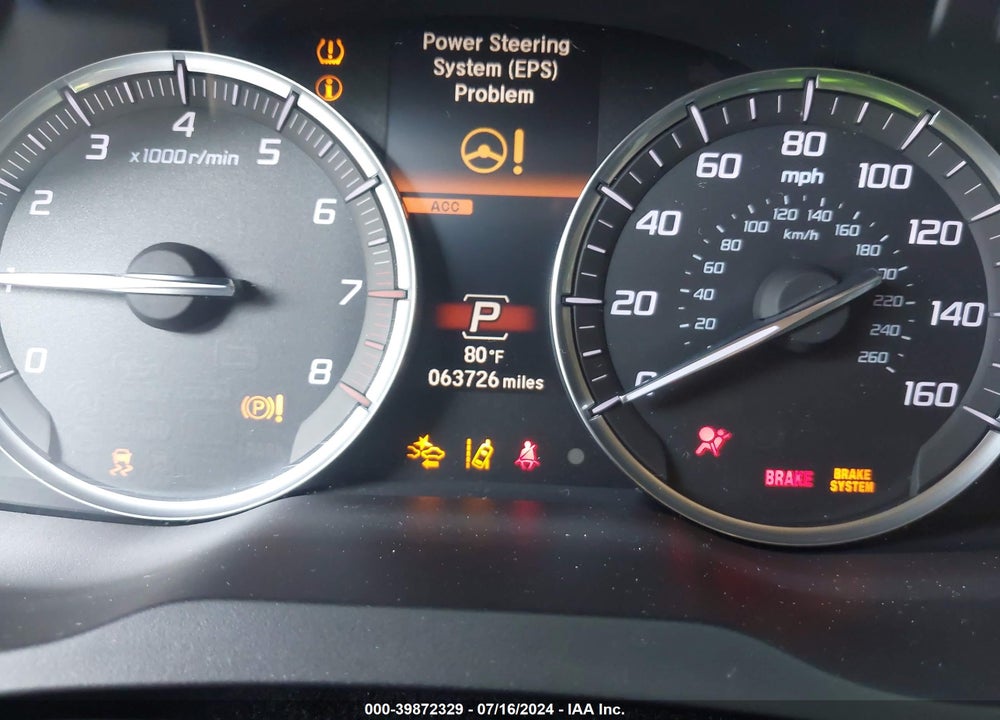 2020 ACURA MDX TECHNOLOGY PACKAGE VIN: 5J8YD4H5XLL014698