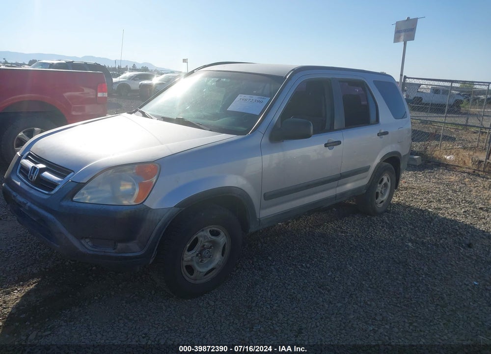 2002 HONDA CR-V LX VIN: JHLRD68462C011885