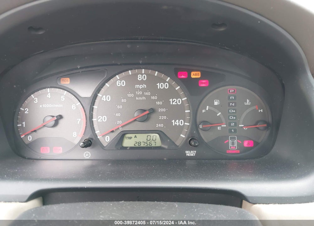 2001 HONDA ACCORD 3.0 EX VIN: 1HGCG22501A029850