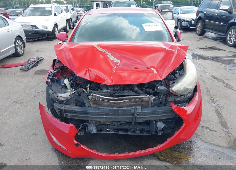 2013 HYUNDAI ELANTRA GS VIN: KMHDH6AE0DU007449