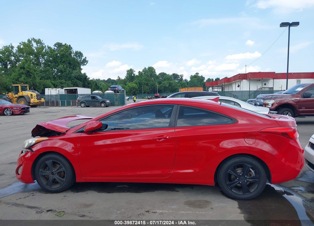 2013 HYUNDAI ELANTRA GS VIN: KMHDH6AE0DU007449