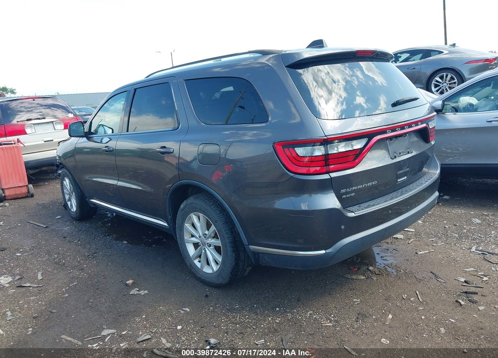 2015 DODGE DURANGO SXT VIN: 1C4RDJAG6FC101743