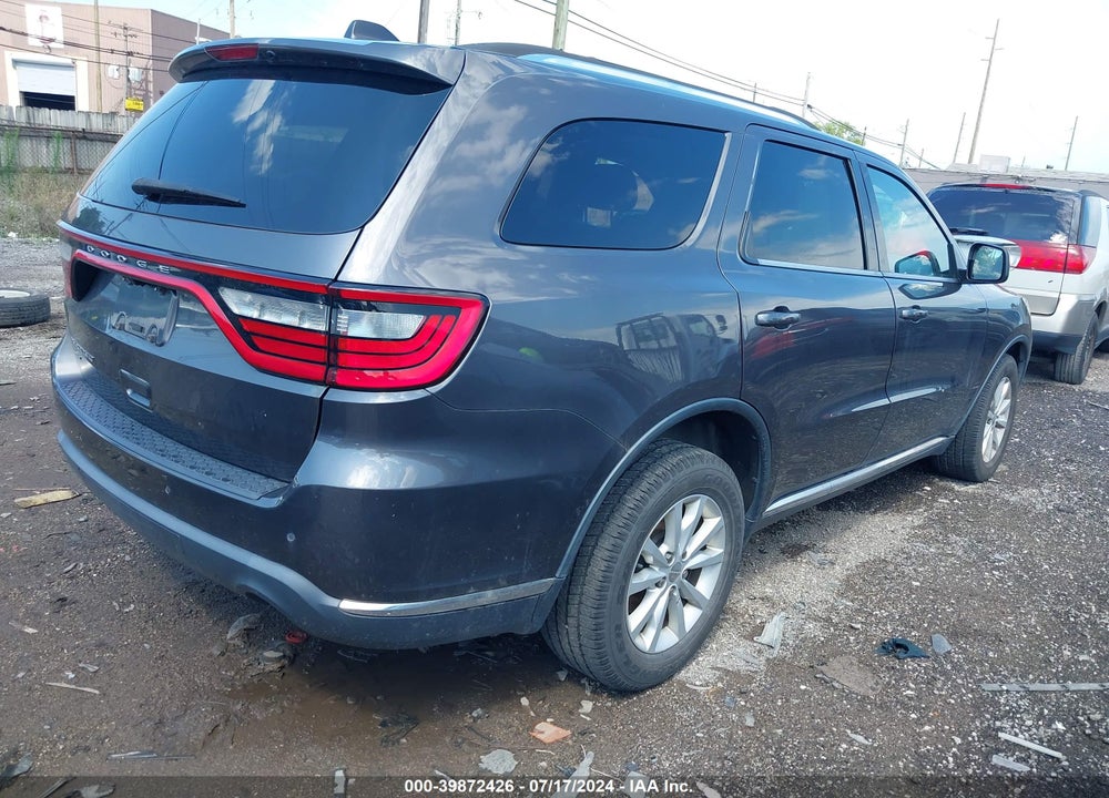 2015 DODGE DURANGO SXT VIN: 1C4RDJAG6FC101743
