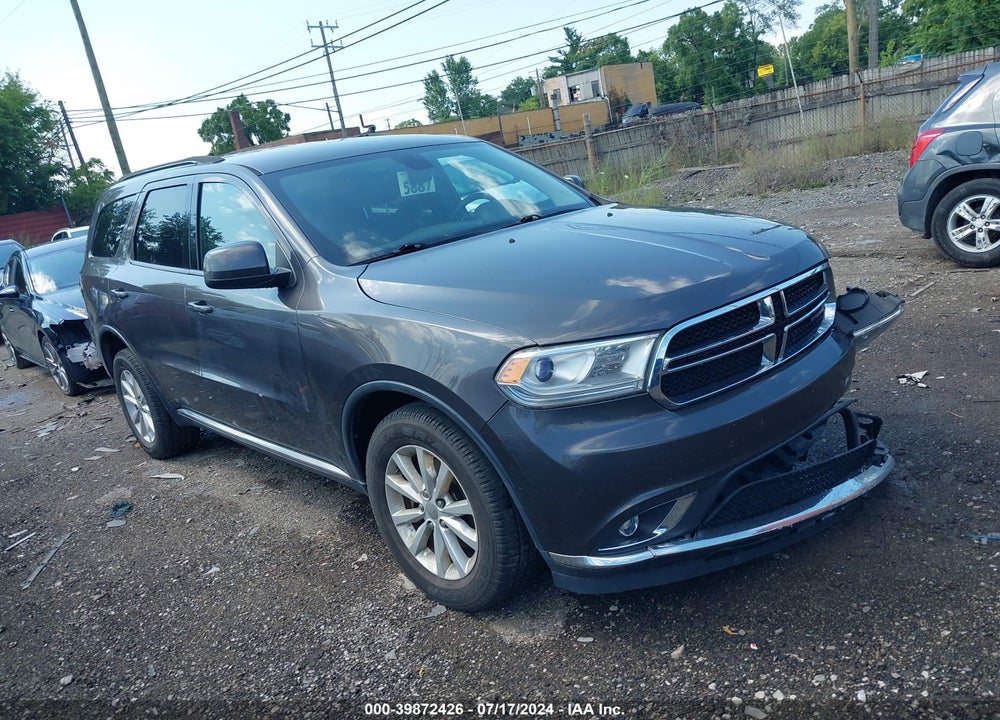 2015 DODGE DURANGO SXT VIN: 1C4RDJAG6FC101743