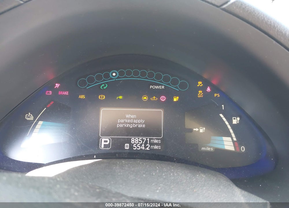 2015 NISSAN LEAF SV VIN: 1N4AZ0CP0FC306986