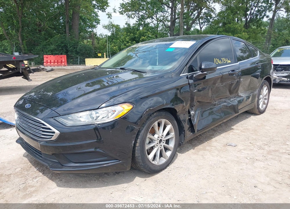 2017 FORD FUSION SE VIN: 3FA6P0H74HR404931