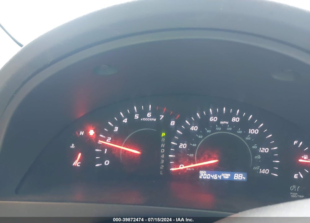 2009 TOYOTA CAMRY LE VIN: 4T4BE46K89R109954