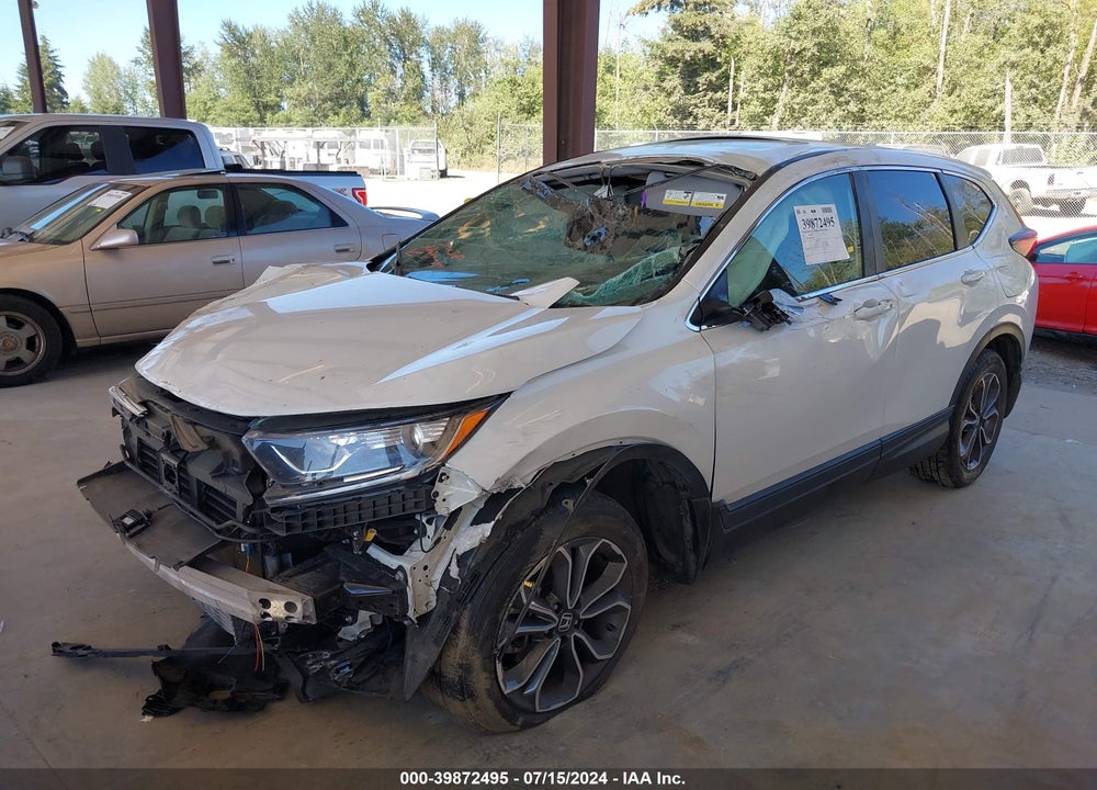 2021 HONDA CR-V AWD EX-L VIN: 2HKRW2H88MH606845