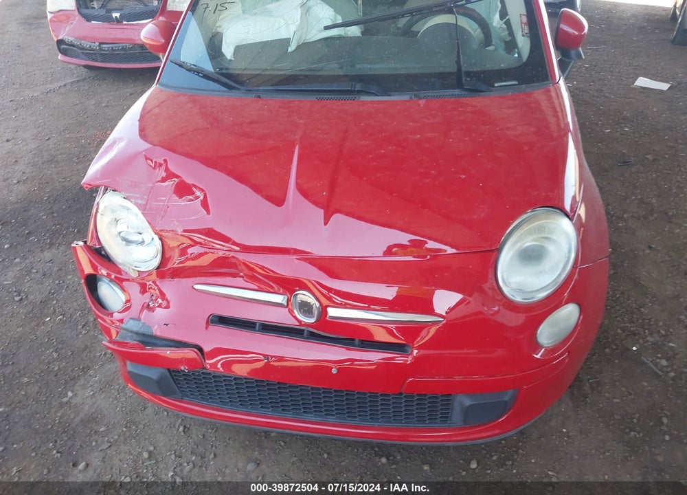 2012 FIAT 500 POP VIN: 3C3CFFAR7CT382874