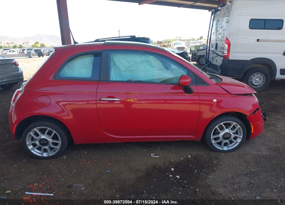 2012 FIAT 500 POP VIN: 3C3CFFAR7CT382874
