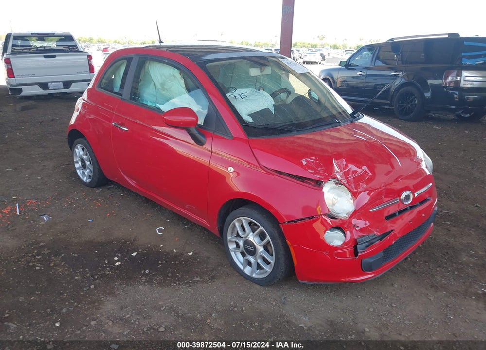2012 FIAT 500 POP VIN: 3C3CFFAR7CT382874
