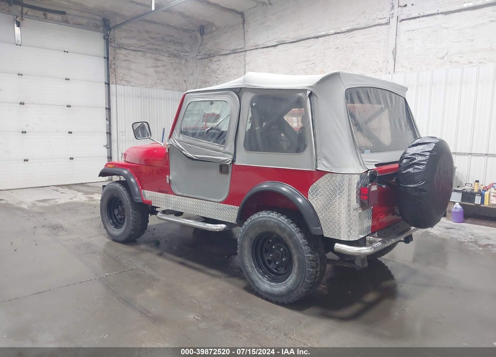 1985 JEEP CJ7 VIN: 1JCCF87E5FT098928