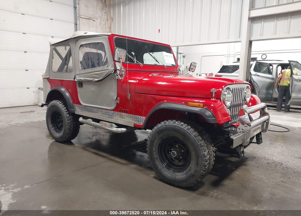 1985 JEEP CJ7 VIN: 1JCCF87E5FT098928