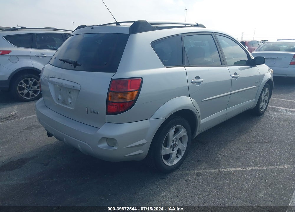 2004 PONTIAC VIBE VIN: 5Y2SL62814Z407171