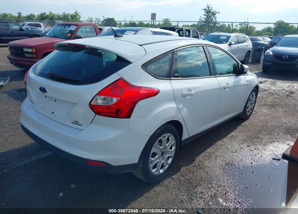 2012 FORD FOCUS SE VIN: 1FAHP3K23CL421346