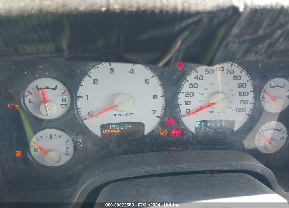 2002 DODGE RAM 1500 ST VIN: 1D7HA18Z72S726198