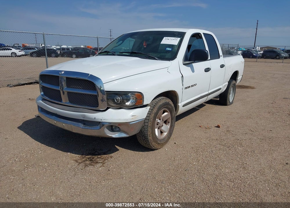 2002 DODGE RAM 1500 ST VIN: 1D7HA18Z72S726198