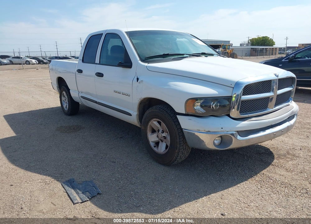 2002 DODGE RAM 1500 ST VIN: 1D7HA18Z72S726198