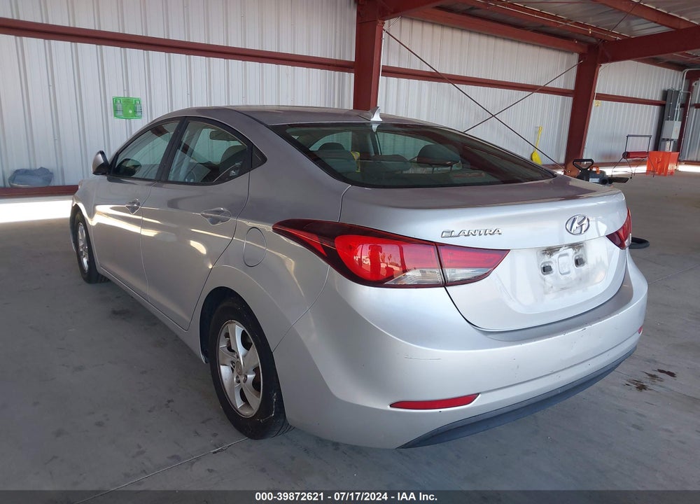 2014 HYUNDAI ELANTRA SE VIN: KMHDH4AEXEU181485