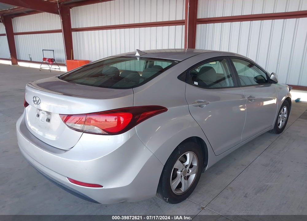 2014 HYUNDAI ELANTRA SE VIN: KMHDH4AEXEU181485