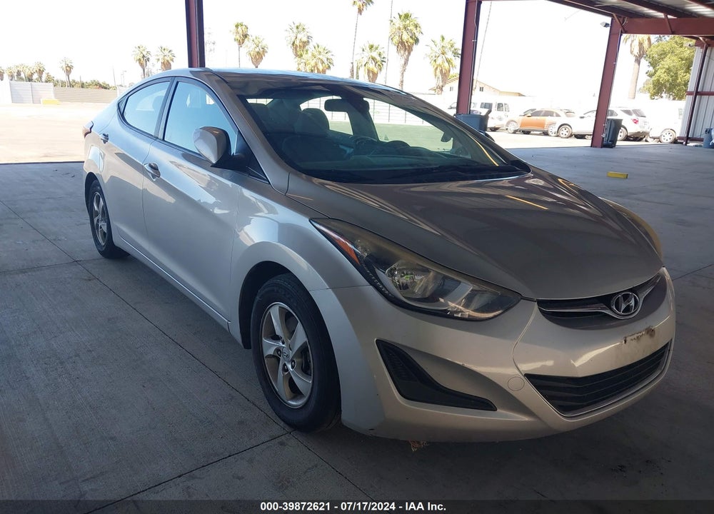2014 HYUNDAI ELANTRA SE VIN: KMHDH4AEXEU181485