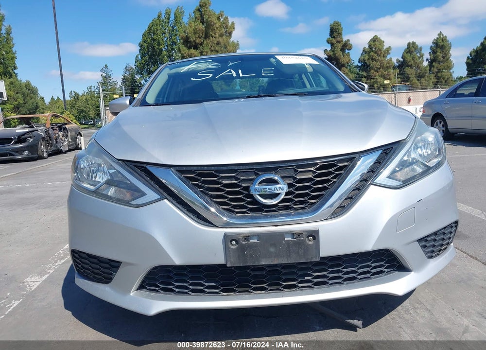 2016 NISSAN SENTRA S VIN: 3N1AB7AP0GY318027