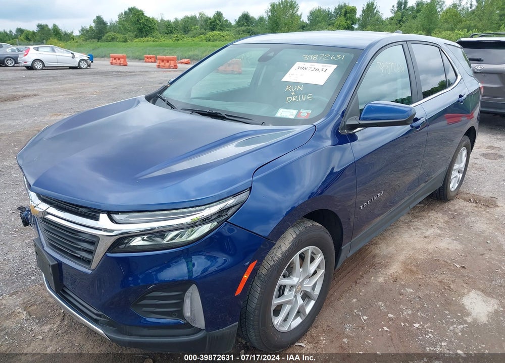 2022 CHEVROLET EQUINOX VIN: 3GNAXUEV6NL278169