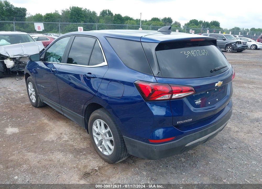 2022 CHEVROLET EQUINOX VIN: 3GNAXUEV6NL278169