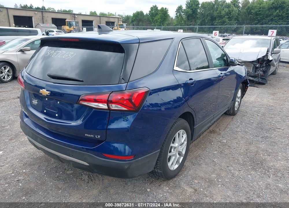 2022 CHEVROLET EQUINOX VIN: 3GNAXUEV6NL278169