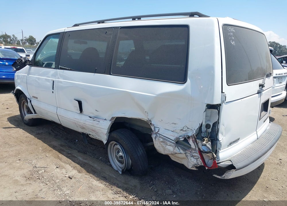 2000 CHEVROLET ASTRO VIN: 1GNDM19W8YB117237