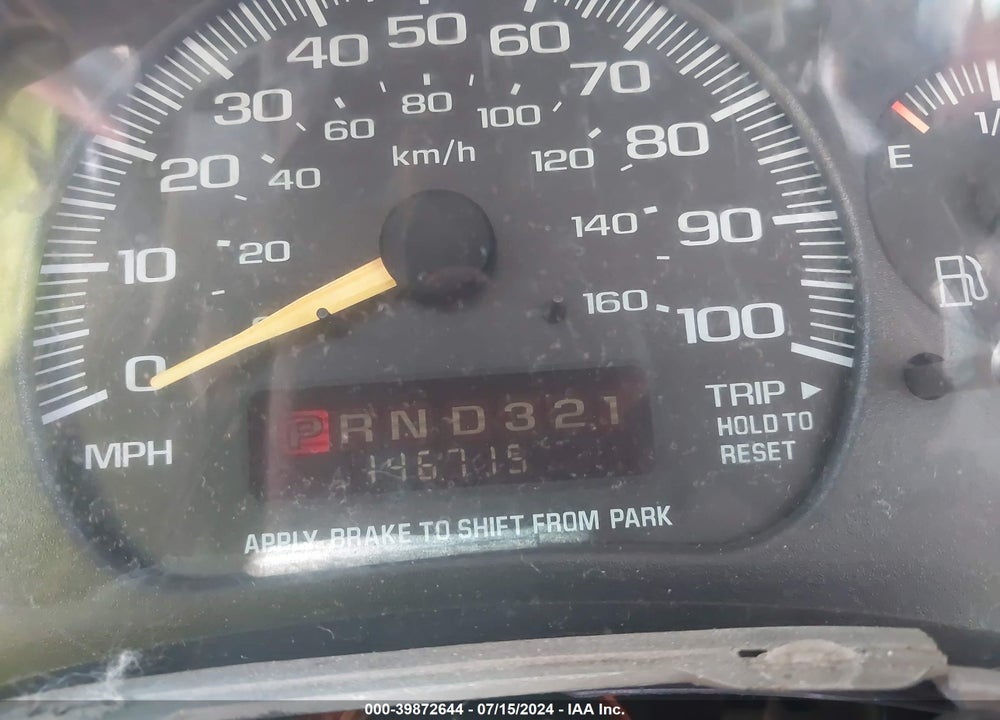 2000 CHEVROLET ASTRO VIN: 1GNDM19W8YB117237