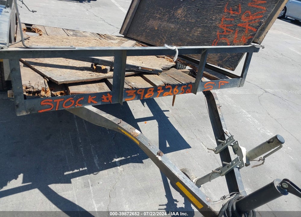 2004 CARSON UTILITY TRAILER VIN: 4HXSU08144C079123